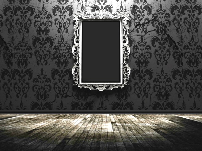 a beautiful vintage mirror